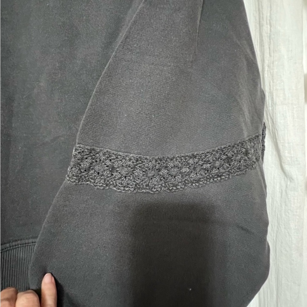 Aerie Hey Crochet Smoked Gray NWT - Picture 4 of 6